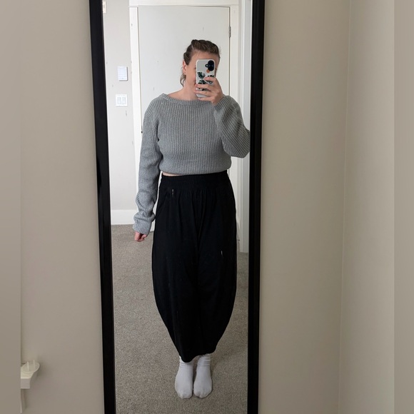 H&M Divided Cropped Grey Ribbed Cardigan - Picture 2 of 8